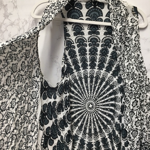 UCHO Bali Sequins Sarong Vest 100% Rayon Beach Vacation Travel Summer One Size - Picture 4 of 9